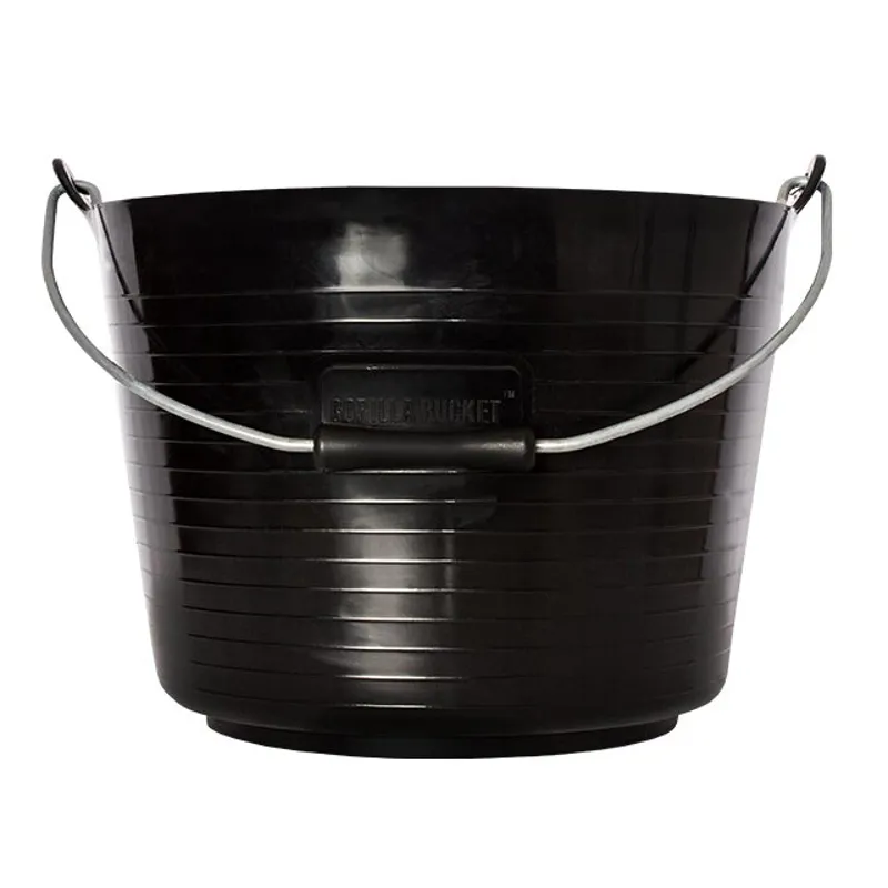 Red Gorilla Flexible Bucket in Black